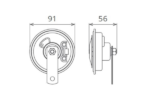 CLAXON ELECTROMAGNETIC 12V 5A TON JOS - imagine 3
