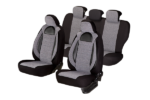 SET HUSE SCAUN RACING GRI - NEGRU