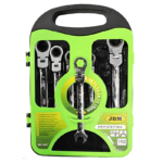 SET DE 7 CHEI COMBINATE CU CLICHET SI CAP ROTATIV JBM