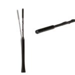 ANTENA AUTO EXTERIOR NEAGRA 23CM CU 2 ADAPTOARE (5-6MM) - imagine 4