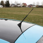 ANTENA AUTO EXTERIOR NEAGRA 23CM CU 2 ADAPTOARE (5-6MM) - imagine 2