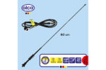ANTENA AUTO EXTERIOR UNIVERSALA LUNGIME 80CM CABLU 1.3M - imagine 9