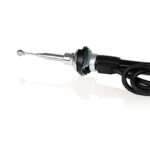 ANTENA AUTO EXTERIOR EXTENSIBILA CROM UNIVERSALA LUNGIME 30CM CABLU 1.3M