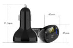 INCARCATOR AUTO 1xUSB QC3.0 + 1xUSB 2.4A + 1xUSB Type-C CU AFISAJ TENSIUNE/PUTERE LED - imagine 5