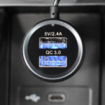 INCARCATOR AUTO 1XUSB QC3.0 SI 1XUSB 2.4A CU BLUETOOTH SI MODULATOR FM - imagine 2