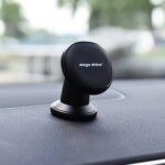 SUPORT TELEFON MAGNETIC AUTO CU FIXARE PE BORD SI ROTATIE 360 - imagine 2