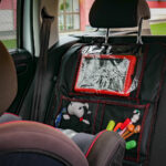 HUSA PROTECTIE PENTRU SCAUN AUTO COPII CU BUZUNAR TABLETA - imagine 4