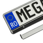 SUPORT NUMAR INMATRICULARE MEGA DRIVE CHROME 1 BUC - imagine 5