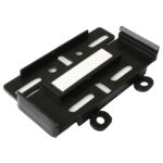 SUPORT NUMAR INMATRICULARE MEGA DRIVE FARA RAME SET 4 BUC (FATA + SPATE) NEGRU - imagine 3