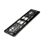 SUPORT NUMAR INMATRICULARE MEGA DRIVE METALIZAT GRAPHITE 1 BUC - imagine 4