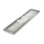 SUPORT NUMAR INMATRICULARE MEGA DRIVE METALIZAT SILVER 1 BUC - imagine 4