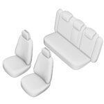 SET HUSE SCAUN UMBRELLA PENTRU TOYOTA AVENSIS 2009-2014 (BANCHETA FRACTIONATA) CU TETIERE SPATE IN FORMA DE L - imagine 5