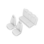 SET HUSE SCAUN UMBRELLA PENTRU VOLKSWAGEN PASSAT 2011-2014 (BANCHETA FRACTIONATA) CU TETIERELE SPATE IN FORMA DE L - imagine 5