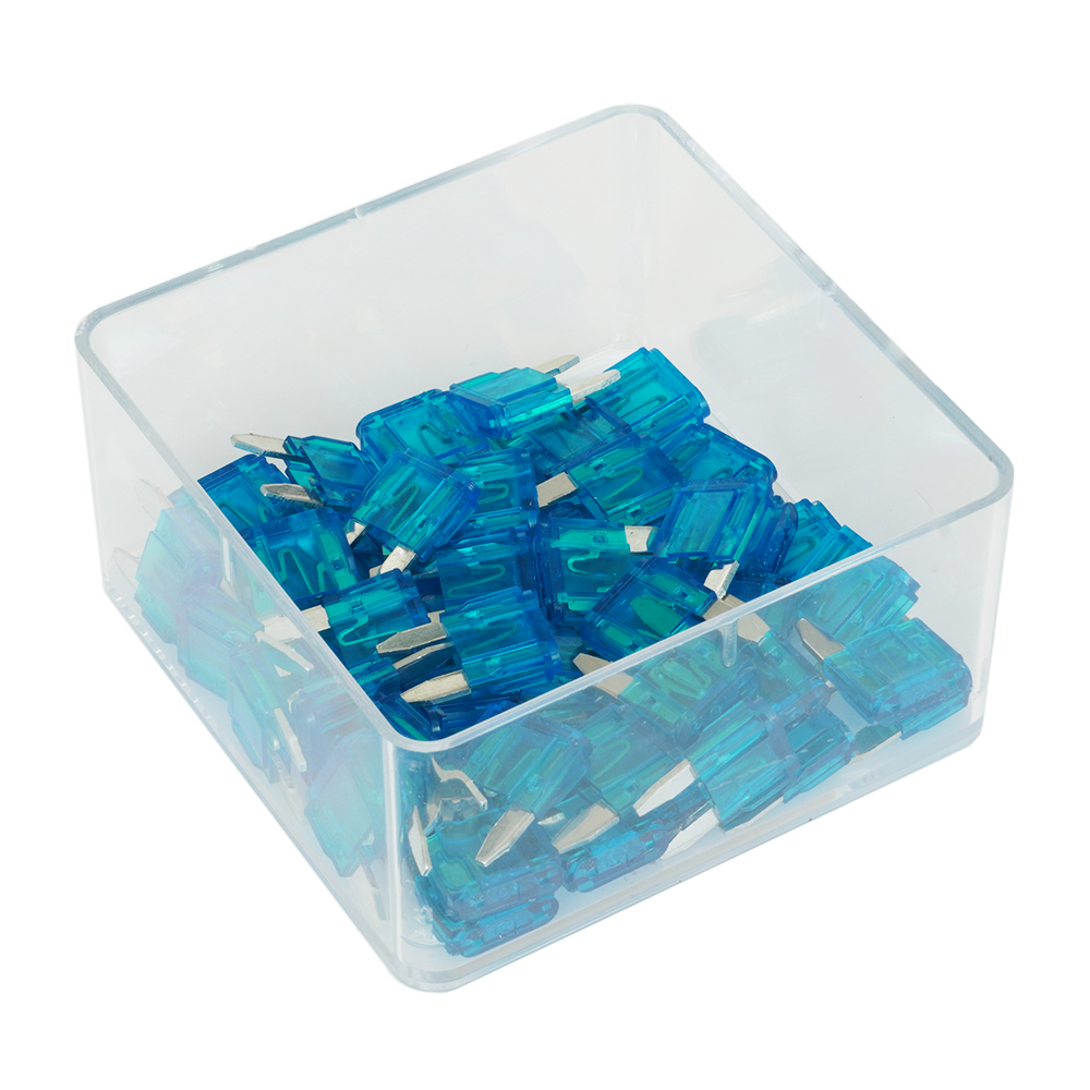 2640966 MINI SIGURANTE FUZIBILE ALBASTRE 15A SET 50 BUC - imagine 1