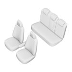 SET HUSE SCAUN UMBRELLA PENTRU VOLKSWAGEN GOLF 7 COMFORT LINE 2013 (BANCHETA FRACTIONATA) CU TETIERE SPATE IN FORMA DE L - imagine 2