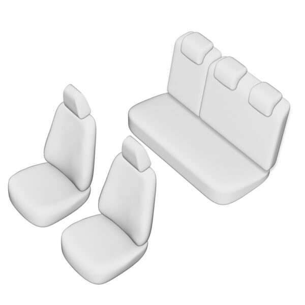 SET HUSE SCAUN UMBRELLA PENTRU DACIA DUSTER 2018 (BANCHETA FRACTIONATA) CU TETIERE SPATE IN FORMA DE L