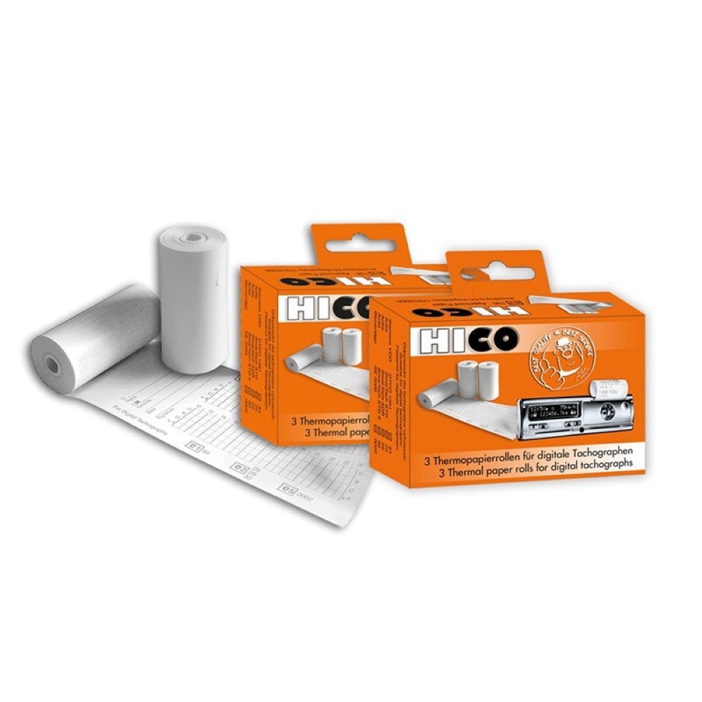 2649039-1 SET HARTIE TERMICA TAHOGRAF HICO 3 BUCATI - imagine 1
