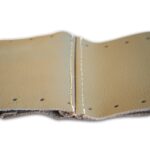 HUSA VOLAN CU SNUR PIELE NATURALA BEJ 36-39 CM - imagine 5