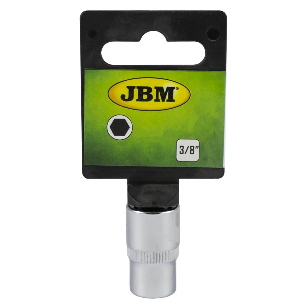 2650899-1 TUBULARA HEXAGONALA CROMATA 3/8' 17 MM JBM - imagine 1