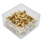 SET 100 PAPUCI ELECTRICI TERMINALI NEIZOLATI MAMA 6.3X0.8MM