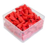 SET 100 PAPUCI ELECTRICI TERMINALI IZOLATI TOTAL ROSII MAMA 6.3X0.8MM - imagine 3