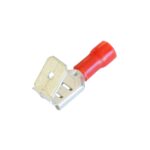 SET 100 PAPUCI ELECTRICI TERMINALI IZOLATI ROSII MAMA/TATA 6.3X0.8MM - imagine 2