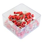 SET 100 PAPUCI ELECTRICI TERMINALI TIP INEL IZOLATI 8.4MM - imagine 2