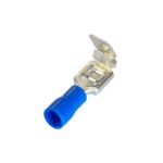 SET 100 PAPUCI ELECTRICI TERMINALI IZOLATI ALBASTR MAMA/TATA 6.3X0.8MM