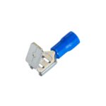 SET 100 PAPUCI ELECTRICI TERMINALI IZOLATI ALBASTR MAMA/TATA 6.3X0.8MM - imagine 2