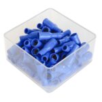 SET 100 MANSOANE ELECTRICE IZOLATE TOTAL ALBASTRE CILINDRIC 5MM - imagine 3
