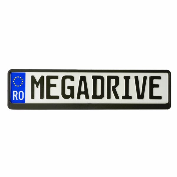 SUPORT NUMAR INMATRICULARE MEGA DRIVE RIGLETA TIP 1, 1BUC