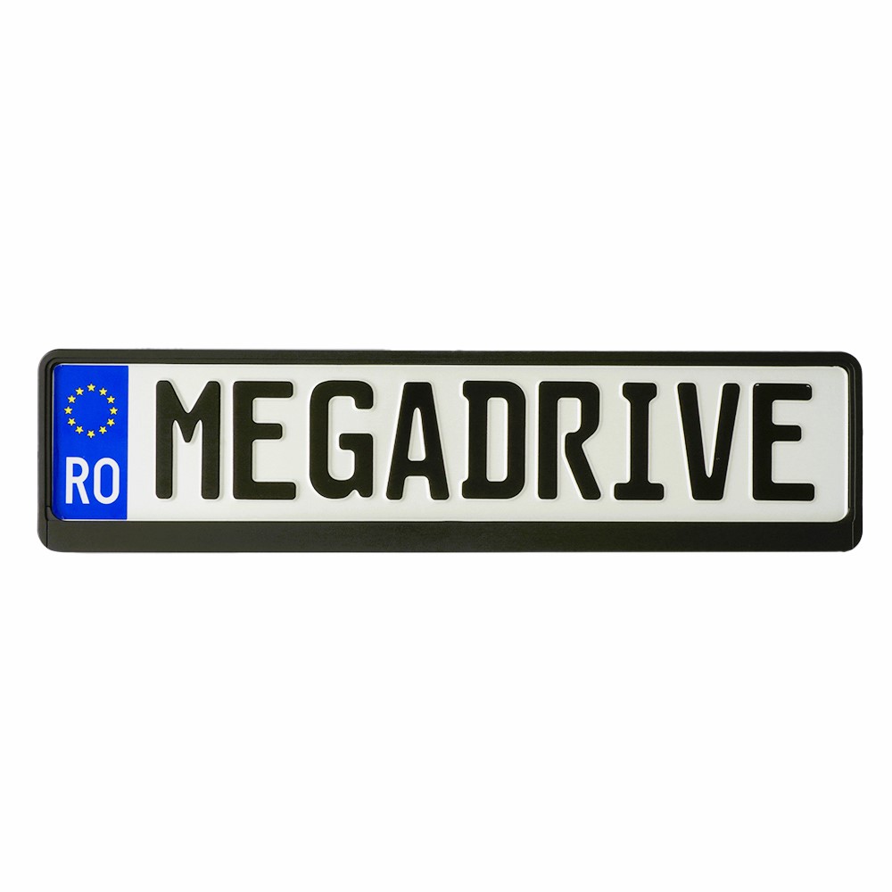 2651181-2 SUPORT NUMAR INMATRICULARE MEGA DRIVE RIGLETA TIP 1, 1BUC - imagine 1