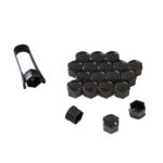 CAPAC PREZOANE 17 MM NEGRU SET 20 BUC+CLESTE - imagine 2
