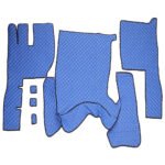 SET COVORASE PIELE ECOLOGICA TRUCK UMBRELLA PENTRU VOLVO FH12 2005-2011 MANUAL, ALBASTRU TIP 1