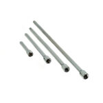 SET 4 BUC PRELUNGITOARE 1/4 INCH 70 / 120 / 200 / 245MM GEKO - imagine 2