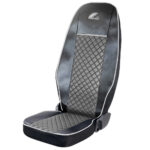 SET HUSE SCAUN TRUCK UMBRELLA PENTRU VOLVO EURO 5 PIELE ECOLOGICA NEAGRA - imagine 2