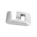 ORNAMENT AUTO 3D. LITERA G. 26 MM. CROMAT - imagine 3