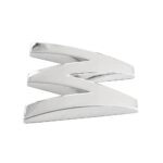 ORNAMENT AUTO 3D. LITERA W. 26 MM. CROMAT - imagine 3