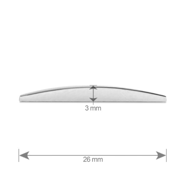 ORNAMENT AUTO 3D. LITERA W. 26 MM. CROMAT