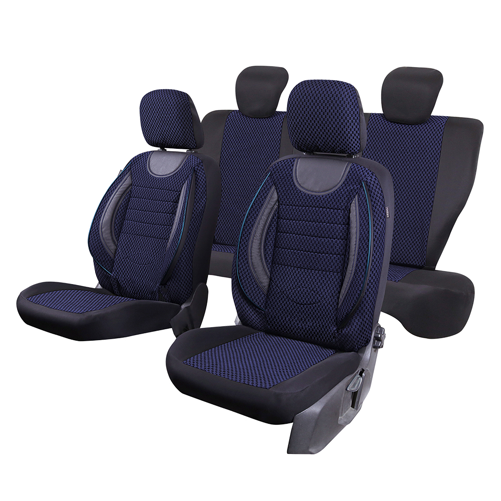 2654246-1 SET HUSE SCAUN CITY ALBASTRU NEGRU - imagine 1