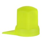 SET 10 BUCATI CAPAC PLASTIC PENTRU PREZON ROATA CU INDICATOR 32 MM NEON GALBEN 54.5 MM - imagine 8