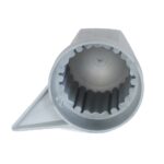 SET 10 BUCATI CAPAC PLASTIC PENTRU PREZON ROATA CU INDICATOR 33 MM GRI 54.5 MM - imagine 3