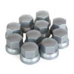 SET 10 BUCATI CAPAC PLASTIC PENTRU PREZON ROATA 33 MM GRI 41 MM - imagine 6