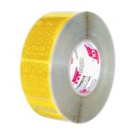 BANDA REFLECTORIZANTA SEGMENTATA REFLEXITE ORAFOL GALBEN 50MMX50M ECE 104 - imagine 2