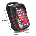 GENTUTA IMPERMEABILA PENTRU BICICLETA CU SUPORT TELEFON - imagine 8