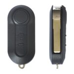 CARCASA CHEIE CONTACT PENTRU FIAT 500 (2007-) / BRAVO / GRANDE PUNTO 3 BUTOANE, CU CHEIE - imagine 2