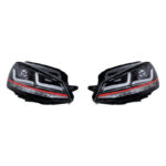 SET 2 FARURI LED PENTRU VW GOLF VII (2012-2016) ROSU LEDriving XENON / POZITIE HALOGEN LEDHL104-GTI OSRAM