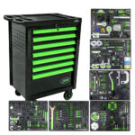 DULAP CU 7 SERTARE, VERDE, CU SET DE INSTRUMENTE PENTRU SINCRONIZARE MOTOR - imagine 2