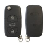 CARCASA CHEIE CONTACT PENTRU AUDI A3 / A6 / A8, 3 BUTOANE, CU CHEIE - imagine 2