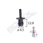 CLIPS FIXARE PENTRU PEUGEOT/VW - NEGRU SET 10 BUC - imagine 2